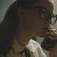 Sierra McCormick stars in the period sci-fi film The Vast of Night.